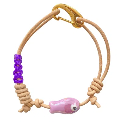 Smilla Brav Women's Fish Bracelet Ocean - Purple