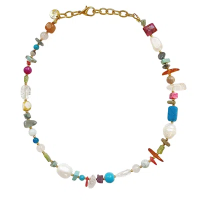 Smilla Brav Women's Gemstone Necklace O'ahu In Multi