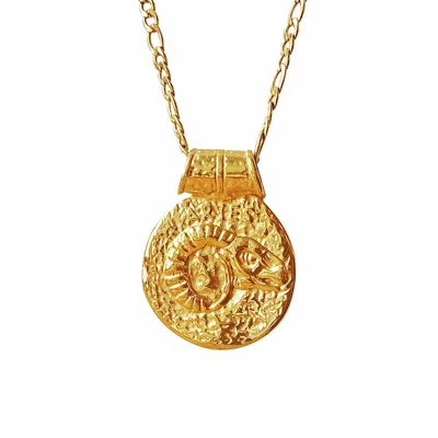 Smilla Brav Women's Gold Aries Zodiac Necklace