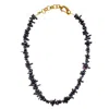 Smilla Brav Women's Gold / Black Black Coral Necklace Amelie
