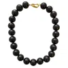 Smilla Brav Women's Gold / Black Necklace Cleo In Multi