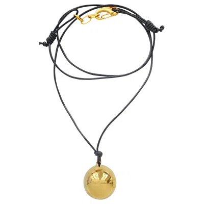Smilla Brav Women's Gold / Black Necklace Glee