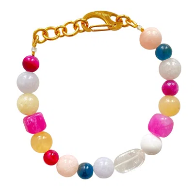 Smilla Brav Women's Gold Bracelet Confetti In Multi