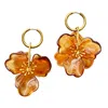 Smilla Brav Women's Gold / Brown Earrings Amber