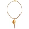 Smilla Brav Women's Gold / Brown / Neutrals Shell Necklace Bali