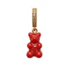Smilla Brav Women's Gold / Brown / Red The Burgundy Gummy Bear Charm Pendant