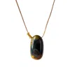 Smilla Brav Women's Gold / Brown Tiger Eye Necklace In Multi