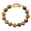 Smilla Brav Women's Gold / Brown Tigereye Bracelet Wild Spirit In Brown