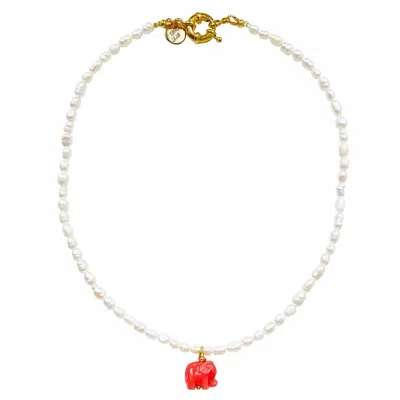 Smilla Brav Women's Gold Elephant Necklace