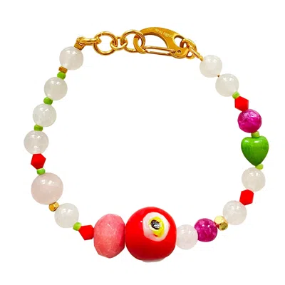 Smilla Brav Women's Gold Evil Eye Bracelet Bonjuk
