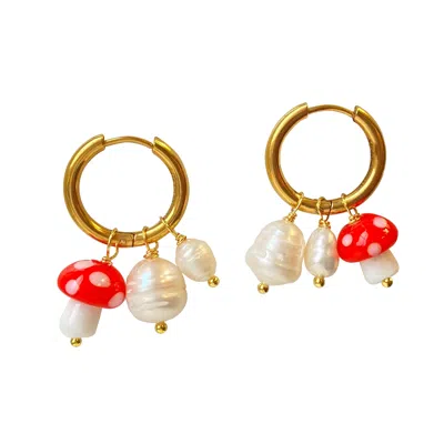 Smilla Brav Women's Gold Glückspilz Earrings