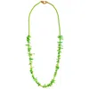 Smilla Brav Women's Gold / Green Necklace Amy