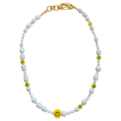 Smilla Brav Women's Gold Happy Necklace In Multi