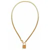 Smilla Brav Women's Gold Lock Necklace Andy