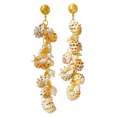 Smilla Brav Women's Gold Mermaid Earrings