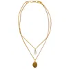 Smilla Brav Women's Gold Necklace Aura In Gold