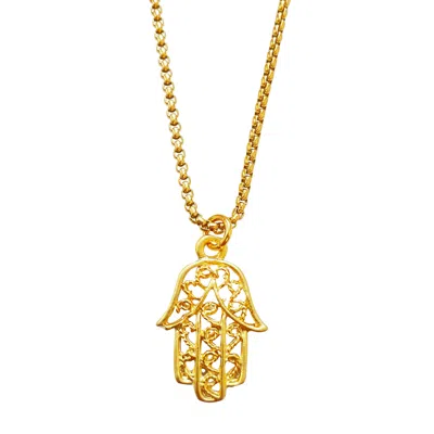 Smilla Brav Women's Gold Necklace Hamsa