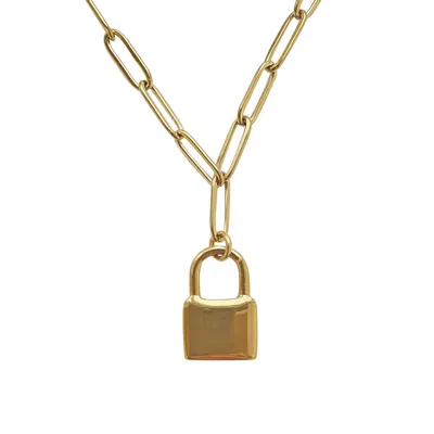 Smilla Brav Women's Gold Necklace Love Lock