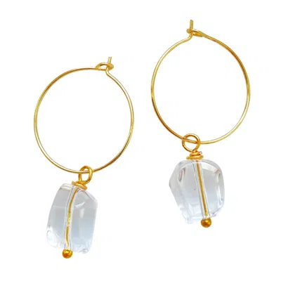 Smilla Brav Women's Gold / Neutrals Earrings Lea
