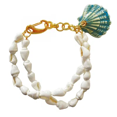 Smilla Brav Women's Gold Shell Puglia Bracelet