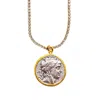 Smilla Brav Women's Gold / Silver Coin Medaillon Necklace Roma