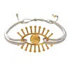 Smilla Brav Women's Gold / Silver Evil Eye Bracelet Apple Of My Eye In Multi