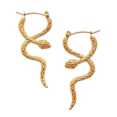 Smilla Brav Women's Gold Snake Earrings