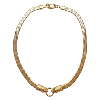 Smilla Brav Women's Gold Snake Necklace