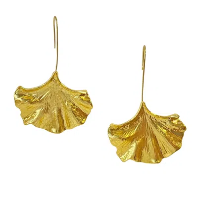 Smilla Brav Women's Gold Statement Earrings Ali