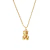 Smilla Brav Women's Gold The Teddy Bear Necklace In Gold