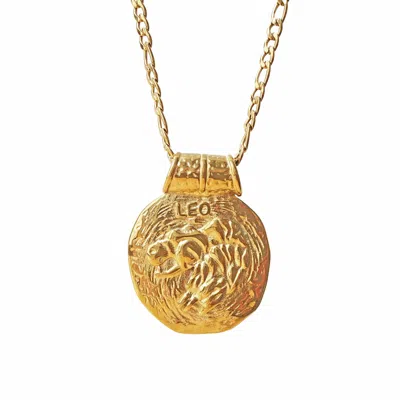 Smilla Brav Women's Gold The Zodiac Necklace Leo