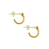 Smilla Brav Women's Gold Vermeil Snake Huggies In Gold