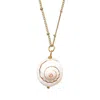 Smilla Brav Women's Gold / White Concha Shell Necklace In Multi