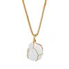 Smilla Brav Women's Gold / White Gemstone Necklace Georgie In Gold
