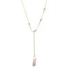 Smilla Brav Women's Gold / White Pearl Necklace Seraphina