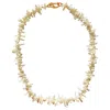 Smilla Brav Women's Gold / White White Coral Necklace Mia In Neutral