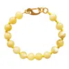 Smilla Brav Women's Gold / Yellow / Orange Yellow Jade Bracelet Sunshine