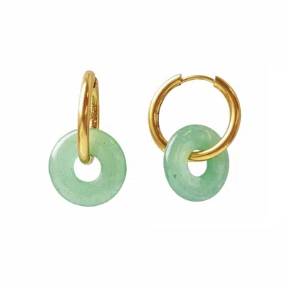 Smilla Brav Women's Green Jade Earrings