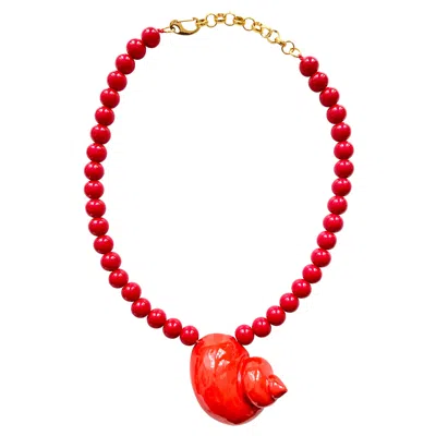 Smilla Brav Women's Necklace Sienna - Red