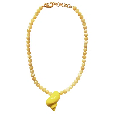 Smilla Brav Women's Necklace Sienna - Yellow