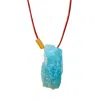 Smilla Brav Women's Neutrals / Gold / Blue Aquamarine Necklace