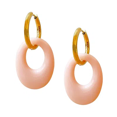 Smilla Brav Women's Pink Earrings Pitaya