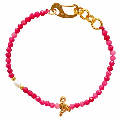 Smilla Brav Women's Pink Flamingo Bracelet