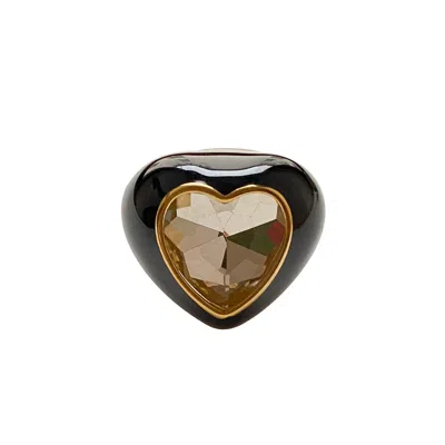 Smilla Brav Women's Ring Misha - Black In Red