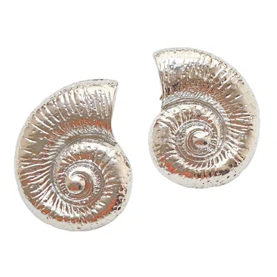 Smilla Brav Women's Silver Aleyna Earrings In Red