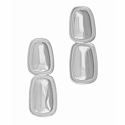 Smilla Brav Women's Silver Earrings Marie In Metallic