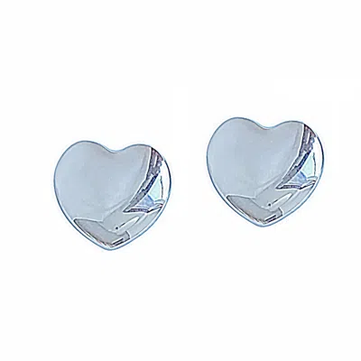 Smilla Brav Women's Silver Heart Earrings Mia