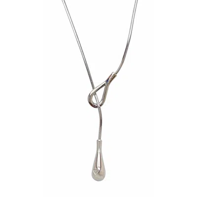 Smilla Brav Women's Silver Rita Necklace In White