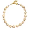 Smilla Brav Women's White / Brown / Gold Turtle Necklace Dalaman In Multi