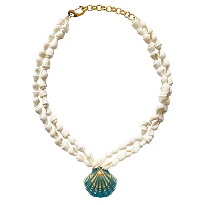 Smilla Brav Women's White Shell Puglia Necklace